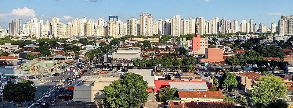 Vista de Goiânia (GO), contexto urbano de marketing para desentupidoras em Goiânia