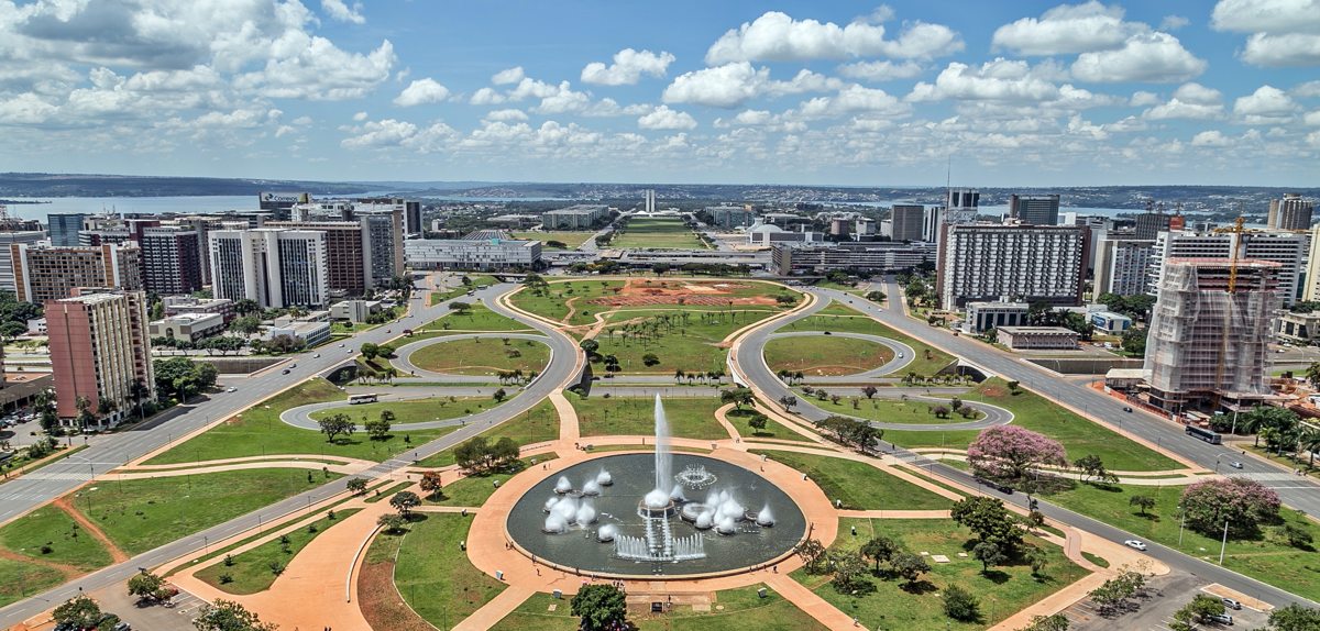 Vista de Brasília (DF), contexto urbano de marketing para desentupidoras em Brasília